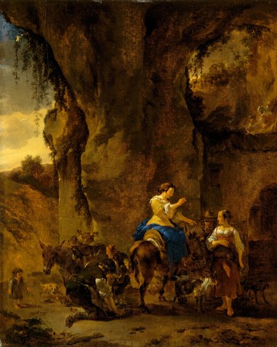 El herrero del campo, principios de la década de 1660 de Nicolaes Pietersz. Berchem